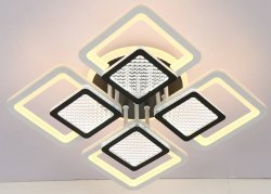 Люстра светодиодная Sirius 85092/4+1 WT+ВК 168W LED с пультом+диммер