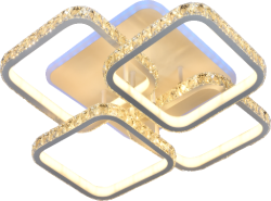 Люстра светодиодная Sirius S7585/2+2 250W LED RGB с пультом+диммер