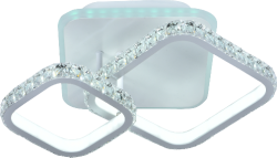 Люстра светодиодная Sirius S7585/2А 108W LED RGB с пультом+диммер