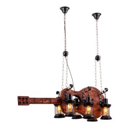 Люстра подвес кантри SIRIUS S296/6P