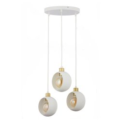 Люстра подвес лофт TK Lighting Cyklop White 2732