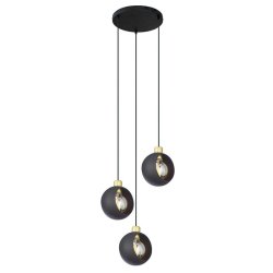 Люстра подвес лофт TK Lighting Cyklop Black 2735