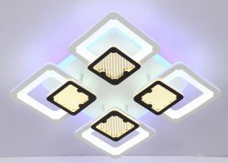 Люстра светодиодная Sirius 34092/4+1 WT+ВК 172W LED с пультом+диммер