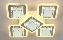 Люстра светодиодная Sirius 91982/4+1 WT 246 W LED с пультом+диммер