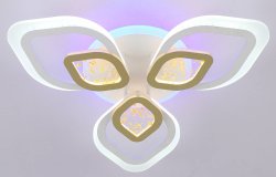 Люстра светодиодная Sirius 33192/3+1 WT+GD 106W LED с пультом+диммер