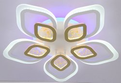 Люстра светодиодная Sirius 33192/5+1 WT+GD 168W LED с пультом+диммер