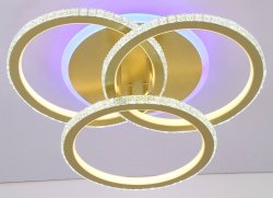 Люстра светодиодная Sirius 83192/3+1 GD 196W LED с пультом+диммер