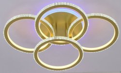 Люстра светодиодная Sirius 83192/4+1 GD 252W LED с пультом+диммер