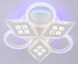 Люстра светодиодная Sirius 13993/3+3+1 WT 100W LED с пультом+диммер