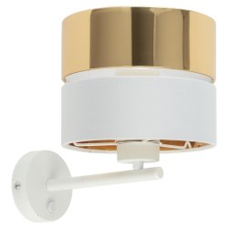 Светильник настенный (бра) TK Lighting Hilton White/Gold 4770