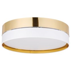 Светильник потолочный TK Lighting Hilton White/Gold 4773