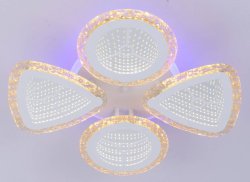 Люстра светодиодная Sirius 23993В/2+2+1 WT 112W LED с пультом+диммер