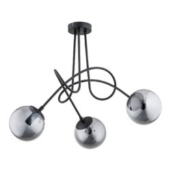 Люстра ALFA Tango Black Glass 28233