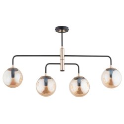 Люстра потолочная лофт ALFA LINIO GOLD 63093