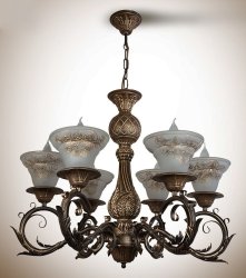 Люстра класична свічки 66091