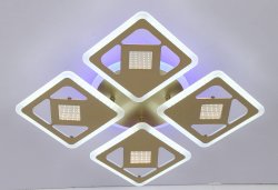 Люстра светодиодная Sirius 83092/4+1 WT 122W LED с пультом+диммер