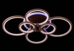 Люстра світлодіодна Sirius ST 2335/2+2+2 COFFE+RGB 192W LED