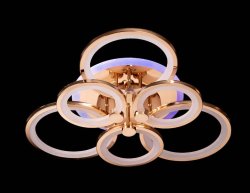 Люстра світлодіодна Sirius ST 2335/3+3 GD+RGB 168W LED