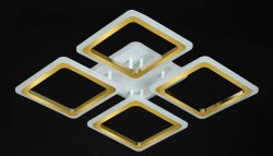 Люстра світлодіодна Sirius ST 7117/4В WH+FG/RGB 114W LED