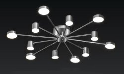 Люстра светодиодная Sirius ST 0087/12 CR 144W LED