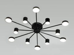 Люстра светодиодная Sirius ST 0087/12 BK 144W LED