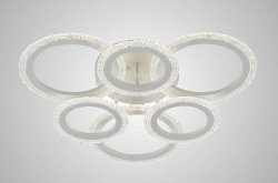 Люстра светодиодная Sirius 0213/3+3H WT 126W LED с пультом+диммер