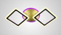 Люстра светодиодная Sirius 1006/2H CG 68W LED с пультом+диммер