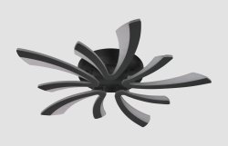 Люстра светодиодная Sirius 1406/5 ВК 54W LED с пультом+диммер