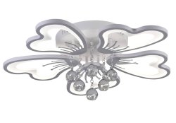 Люстра светодиодная Sirius 7716/5 WT 82W LED с пультом+диммер