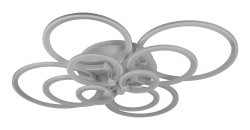 Люстра светодиодная Sirius 5906/8 WT 140W LED с пультом+диммер