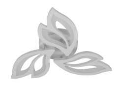 Люстра светодиодная Sirius 7706/3 WT 40W LED с пультом+диммер