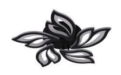 Люстра світлодіодна Sirius 8706/5 ВК 68W LED з пультом+димер 