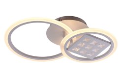 Люстра светодиодная Sirius 3516/2 WT 52W LED с пультом+диммер