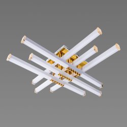 Люстра світлодіодна Sirius S638/6Н WT+GD 78W LED з пультом