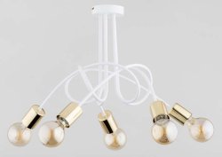 Люстра ALFA TANGO GOLD WHITE 63211