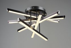 Люстра світлодіодна Sirius S799/5H GRAY 60W LED з пультом