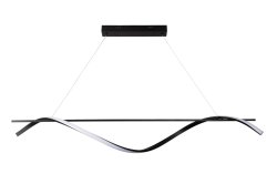 Люстра светодиодная Sirius 9201 BK 28W LED с пультом+диммер