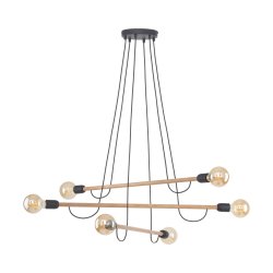 Люстра подвес лофт TK Lighting Helix Wood 4953