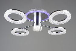 Люстра світлодіодна Sirius S4001/4Н CR 56W LED з пультом