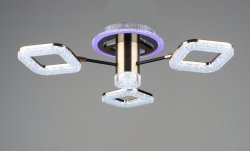 Люстра світлодіодна Sirius S0130/3Н BK+GD 40W LED з пультом