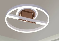 Люстра світлодіодна Sirius 1111 WT+GD 46W LED з пультом+димер