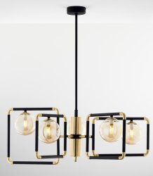 Люстра современная JUPITER IBRA 1984 IA5 CZ/MS BU