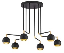 Люстра современная JUPITER VILAR 1987 VR6 CZ/MS