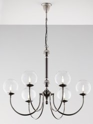 Люстра современная JUPITER BRILLANTE 2022 BI6 CZ CH TR