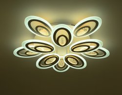 Люстра светодиодная Sirius S32677/5+5H WT 86W LED с пультом