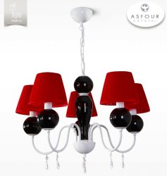 Люстра с абажурами N&B Light Герда 10405