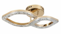 Люстра светодиодная Sirius S1272/1+1H GD 48W LED с пультом+диммер