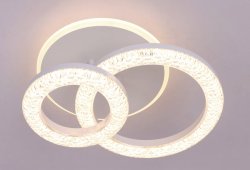 Люстра светодиодная Sirius 45583/2 WT 64W LED с пультом