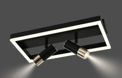 Люстра светодиодная Sirius 42683/3 ВК+GD 52W LED с пультом