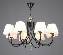 Люстра классическая с абажурами Sirius S2446/8Р